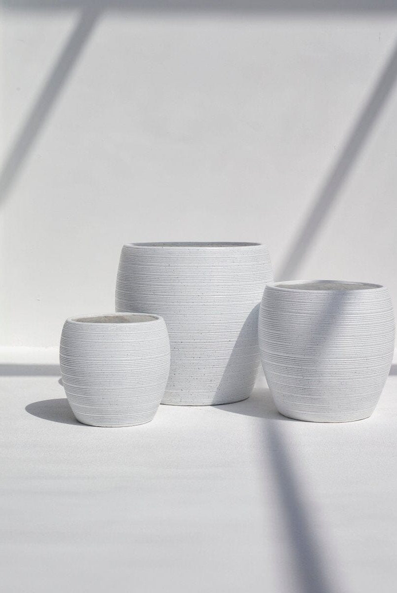 White Linear Bliss Pot