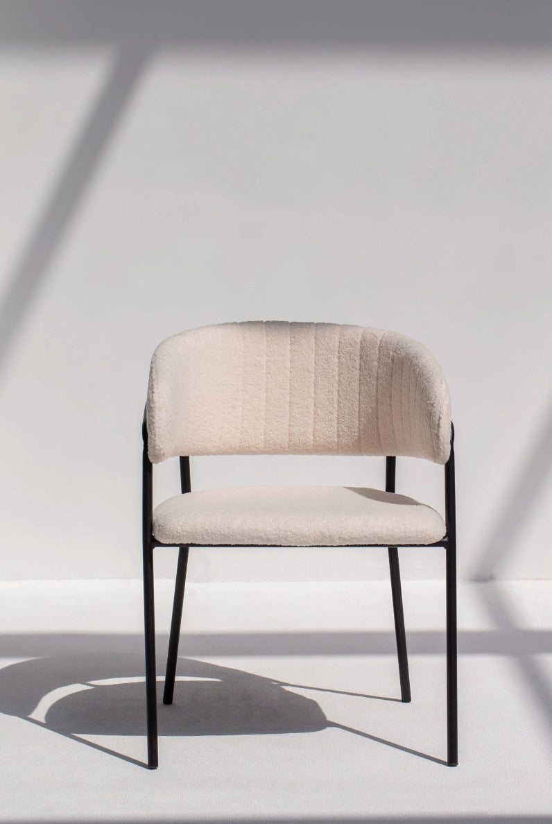 Elita Boucle Dining Chair Homekode