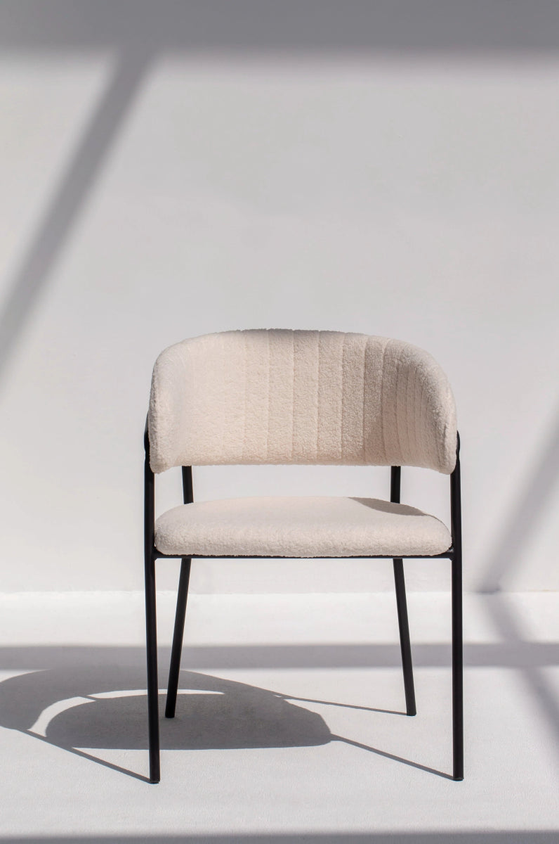 Elita Boucle Dining Chair Homekode