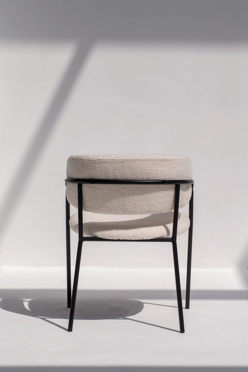 Elita Boucle Dining Chair Homekode
