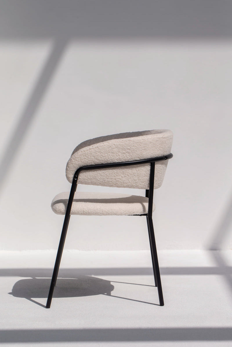 Elita Boucle Dining Chair Homekode