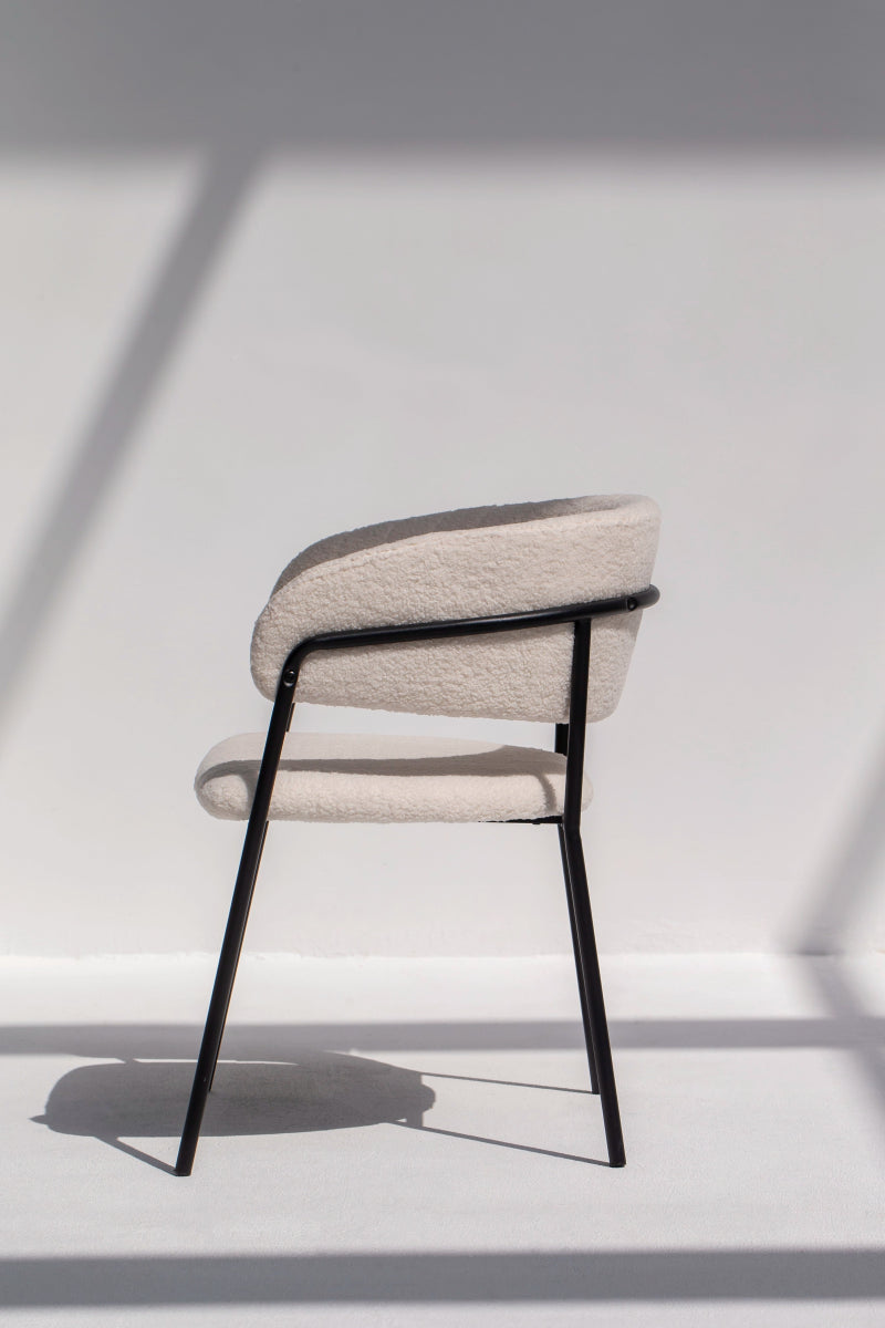 Elita Boucle Dining Chair Homekode