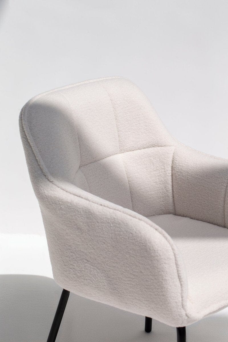 Sabina Boucle Dining Chair Homekode