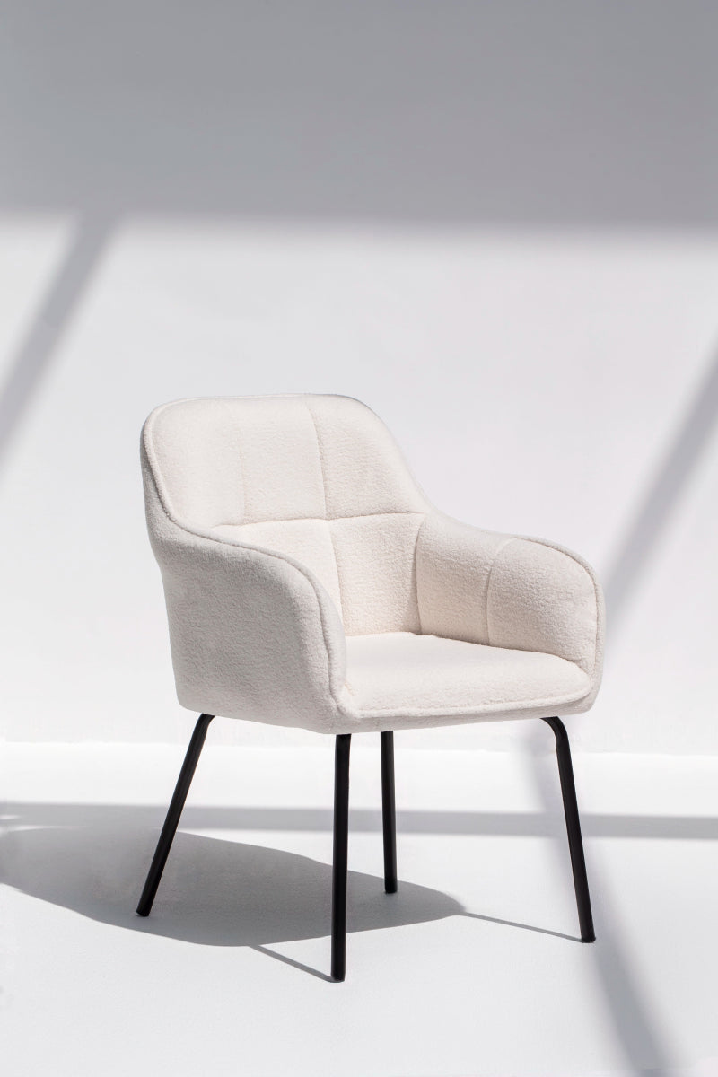 Sabina Boucle Dining Chair
