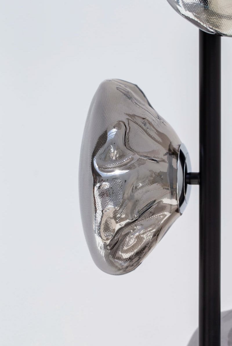 Glass Petals Tree Floor Lamp