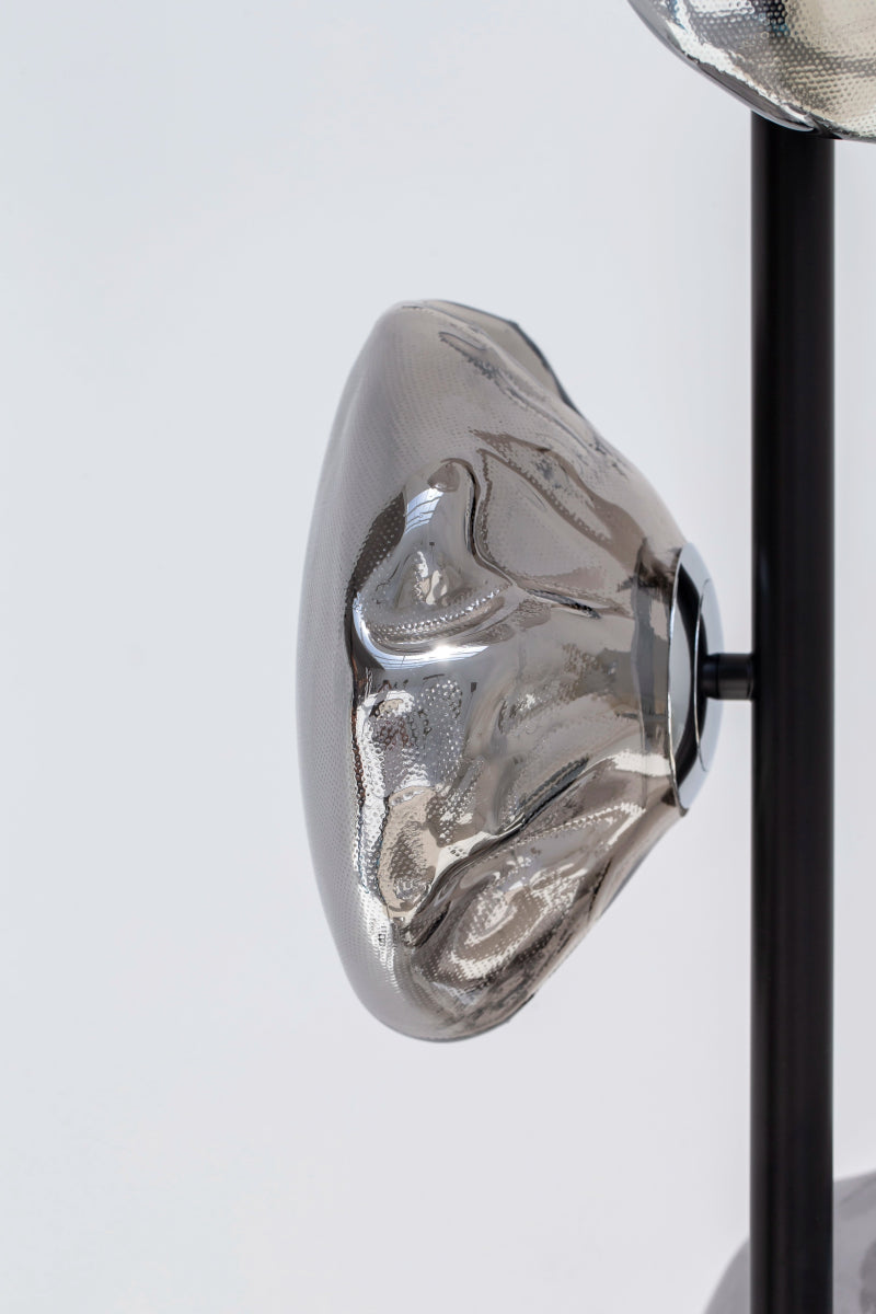 Glass Petals Tree Floor Lamp