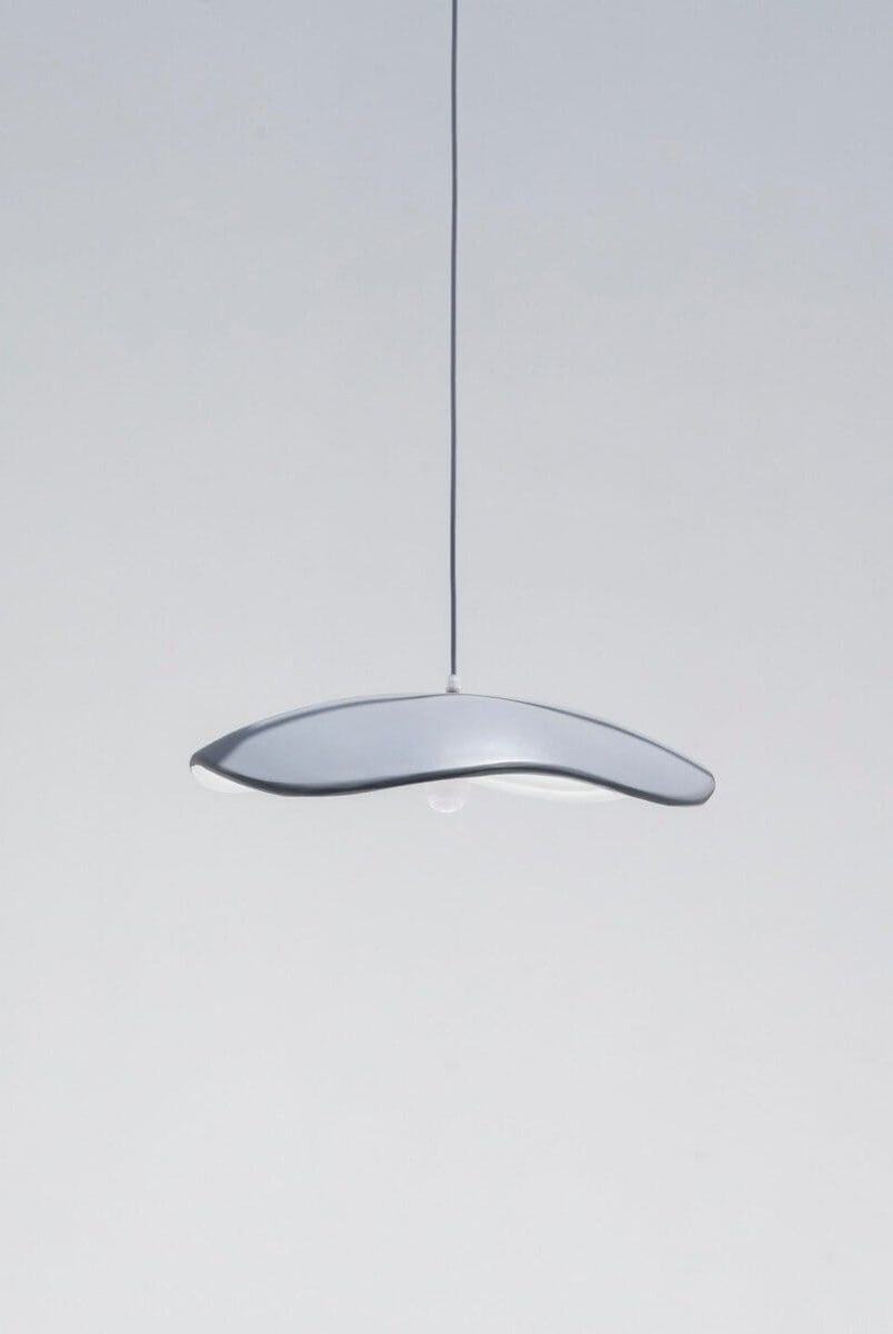 Ethereal Flow Grey Pendant Ceiling Lamp
