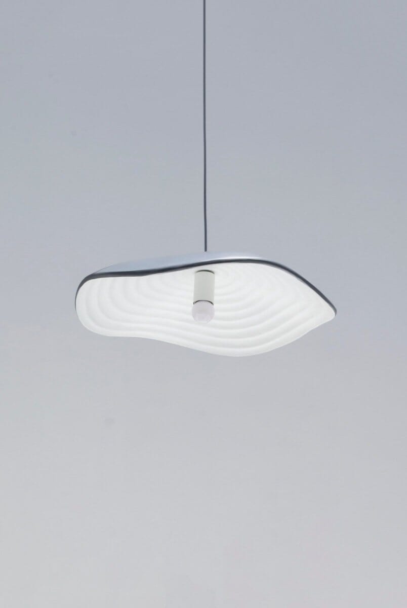 Ethereal Flow Grey Pendant Ceiling Lamp