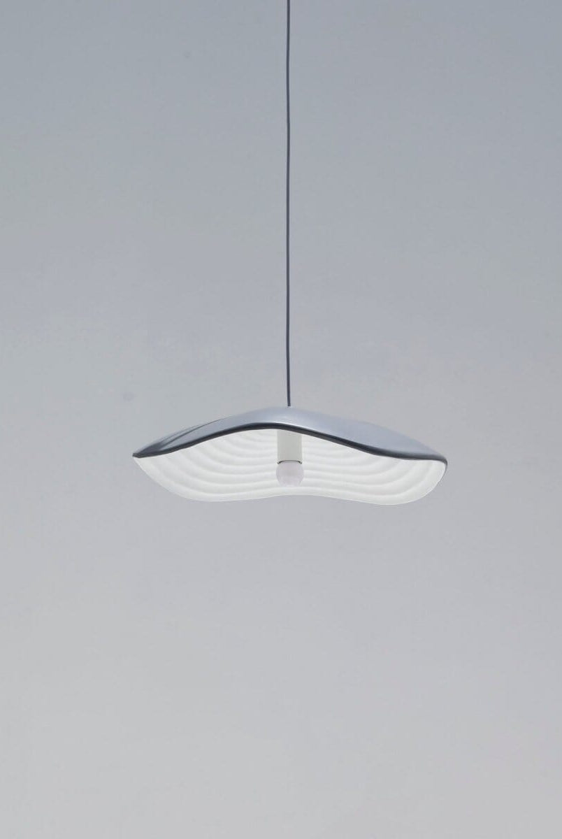 Ethereal Flow Grey Pendant Ceiling Lamp