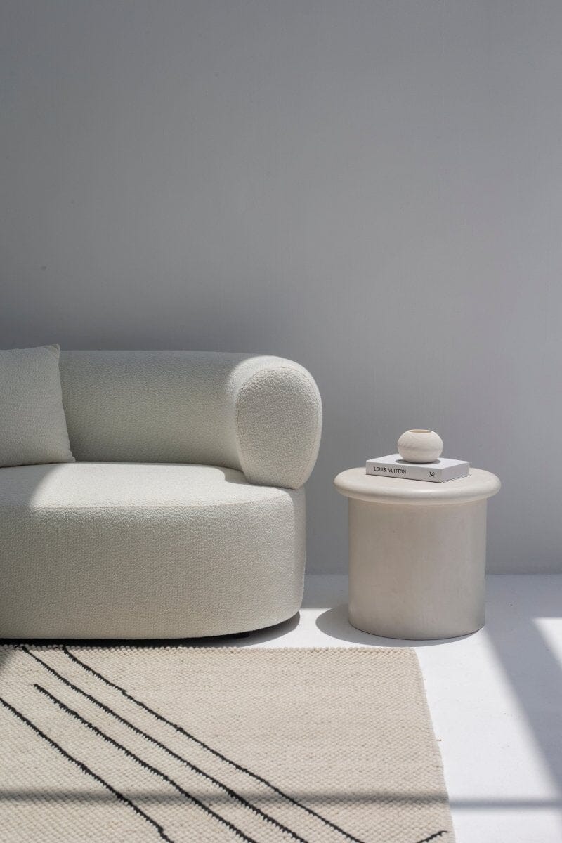 Odelia Off-White Bouclé Sofa Homekode