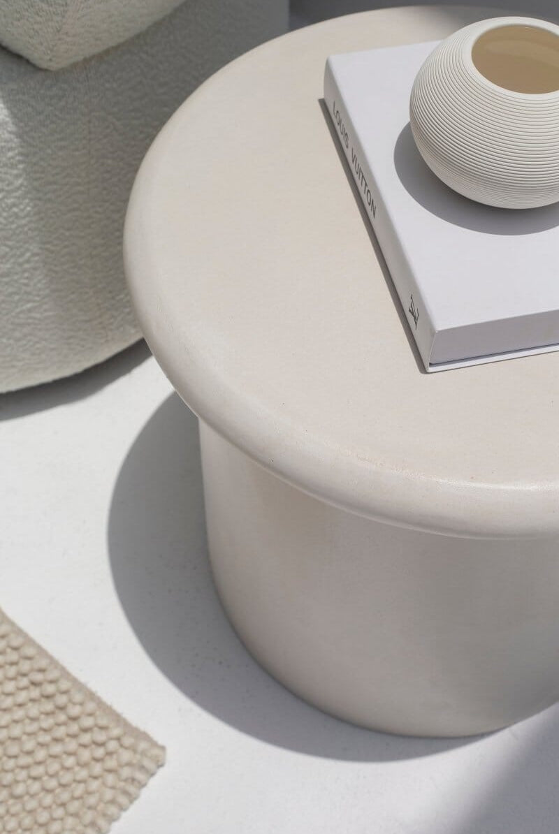 Eirini Micro Concrete Side Table (2 Sizes) Homekode
