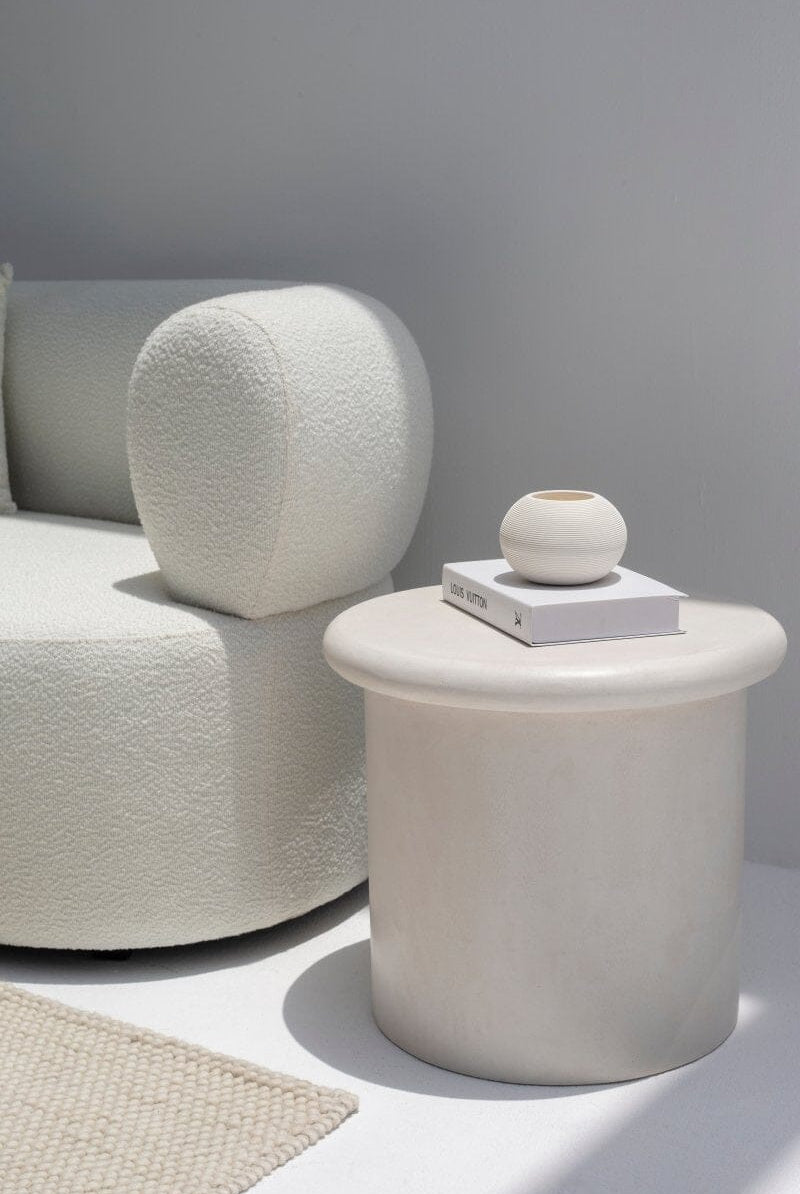 Eirini Micro Concrete Side Table (2 Sizes) Homekode