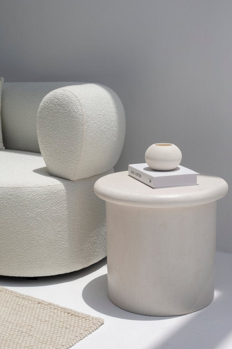 Eirini Micro Concrete Side Table (2 Sizes) Homekode
