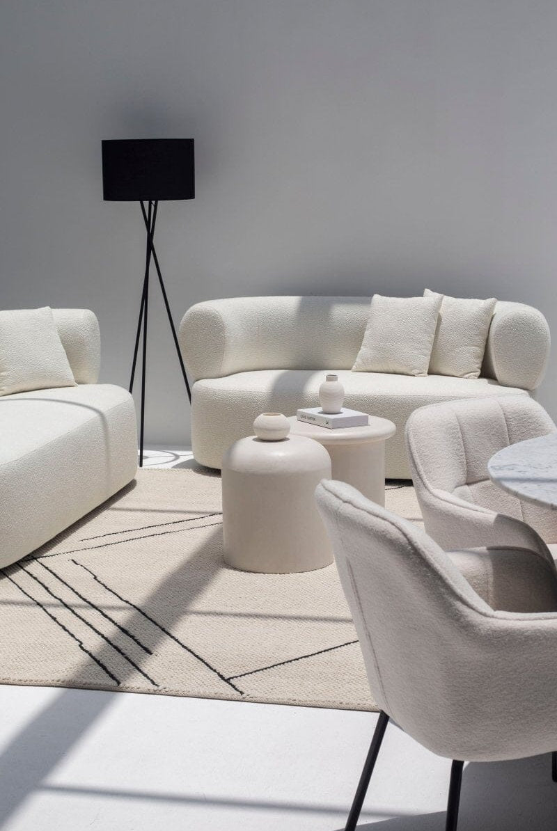 Aliki Nesting Micro Concrete Coffee Table Homekode