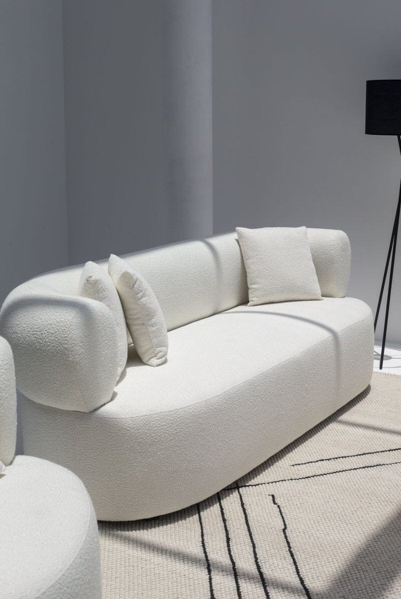 Odelia Off-White Bouclé Sofa (2 & 3 Seater)
