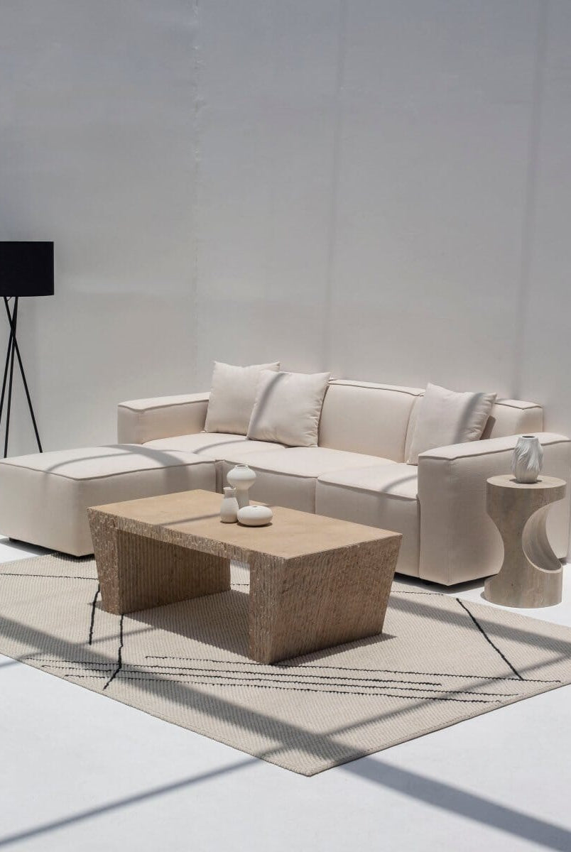 Greta Golden Pearl Marble Coffee Table