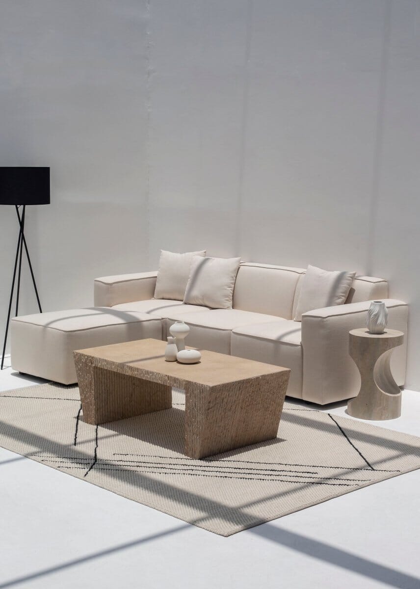 Greta Golden Pearl Marble Coffee Table