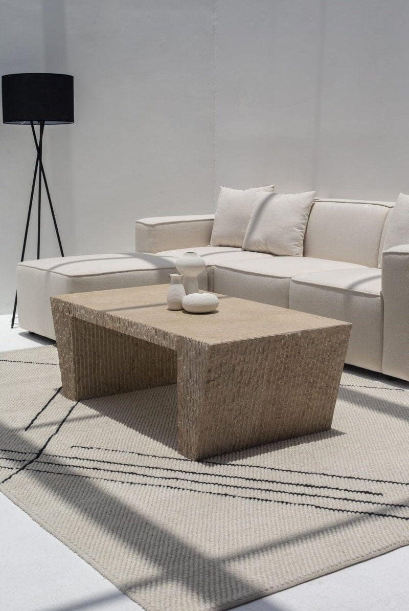 Greta Golden Pearl Marble Coffee Table