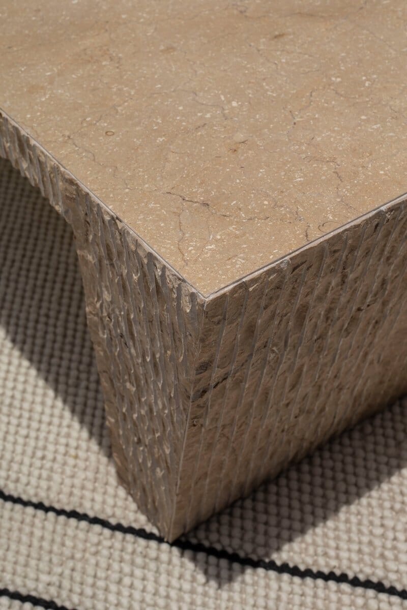 Greta Golden Pearl Marble Coffee Table