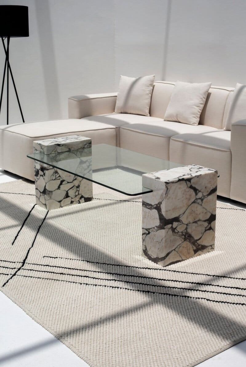 Callista Calacatta Viola Coffee Table