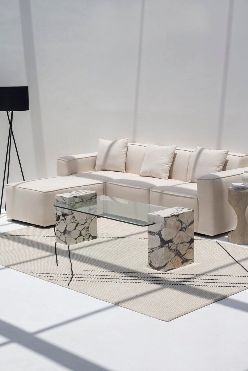 Callista Calacatta Viola Coffee Table (2 Sizes) Coffee Tables