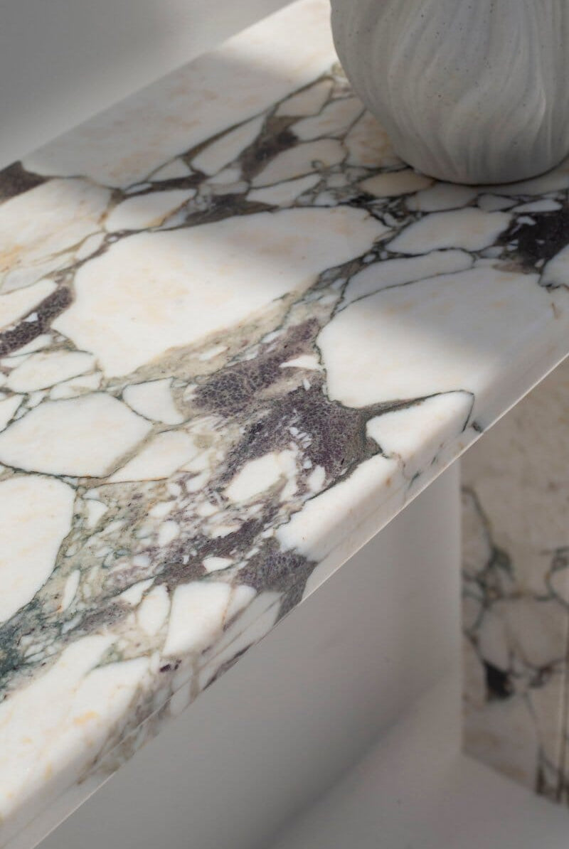 Yvette Calcatta Viola Marble Console Table (4 Leg Styles) Console Table Homekode