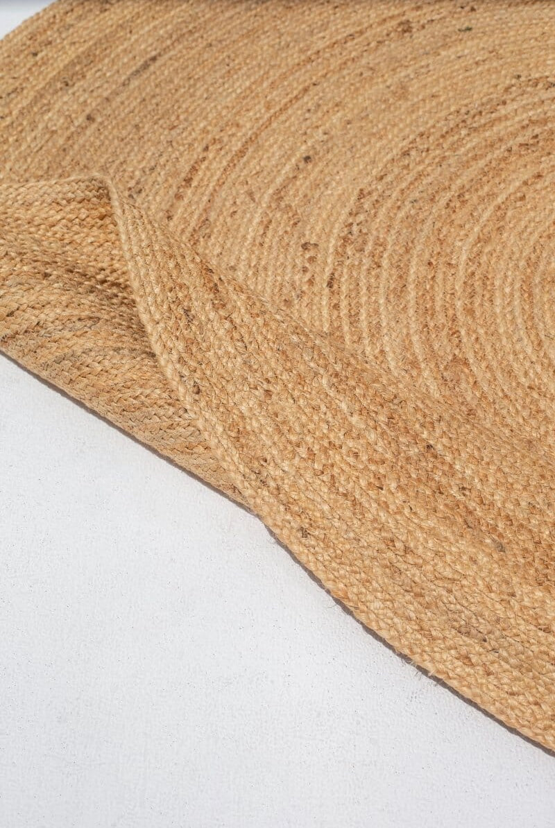 Essence of Simplicity - Round Natural Jute Braided Rug (4 Sizes) Braided -- Braided Rug Homekode