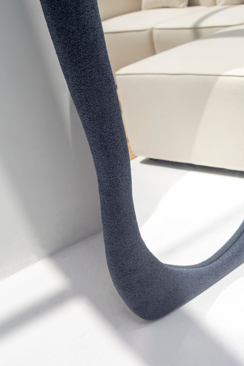 Roxana Navy Blue Squiggly Mirror (200x100CM) Homekode