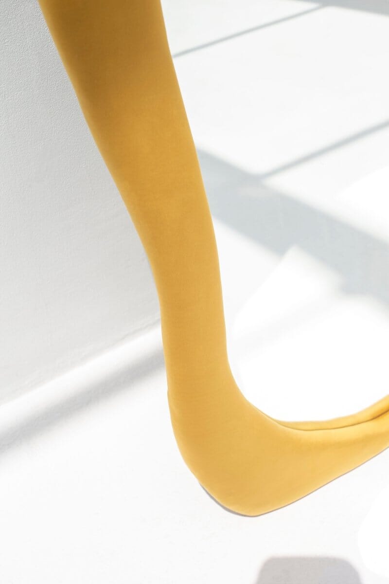 Roxana Mustard Squiggly Flannelette Mirror (200x100CM) Homekode