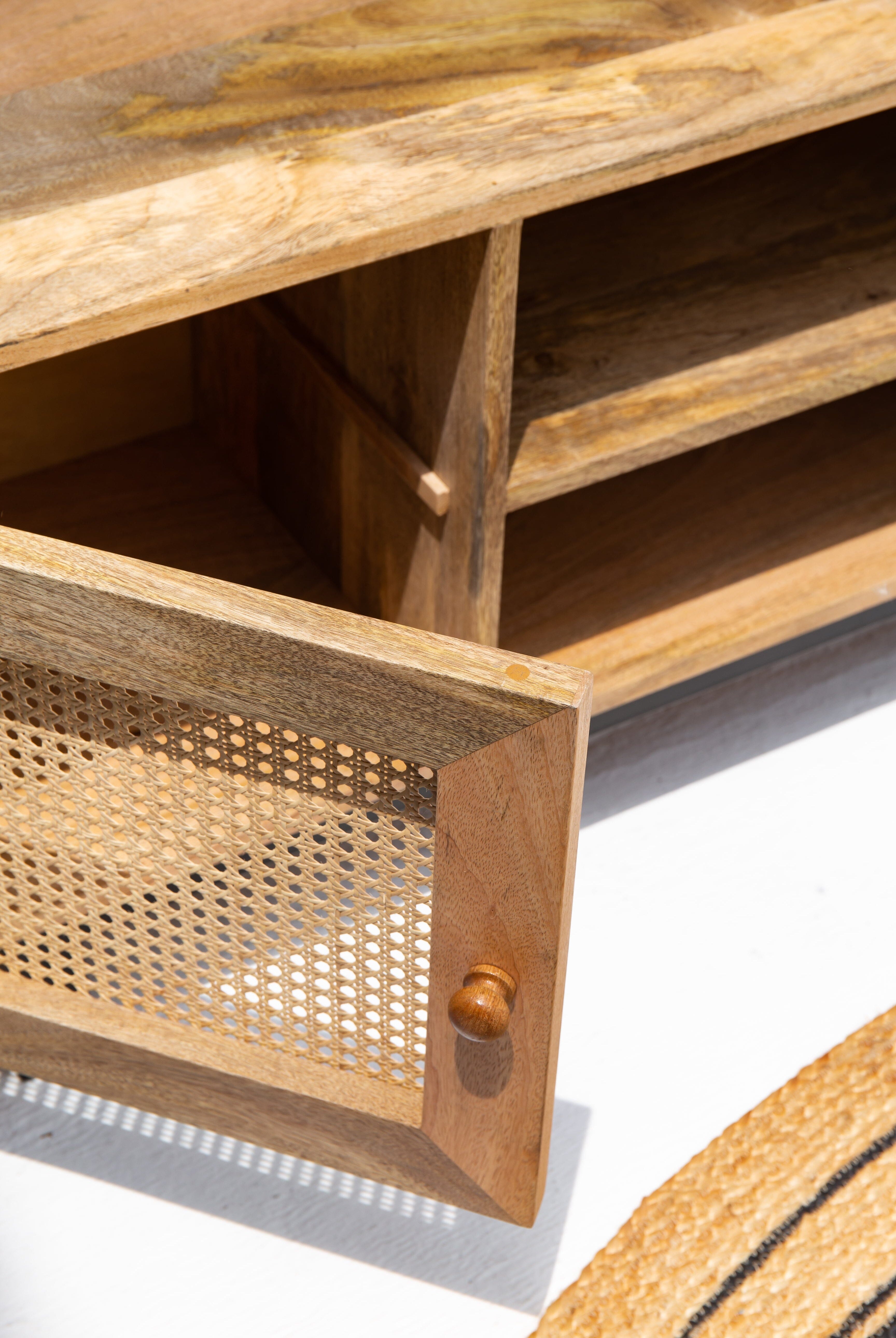 Victoria Rattan Doors TV Unit Homekode