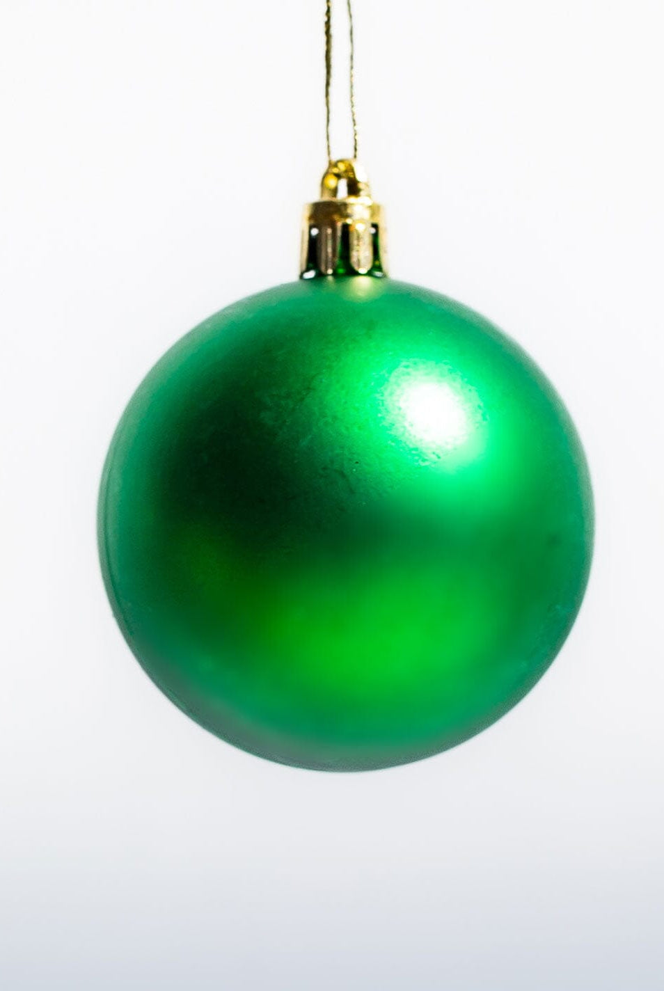 Green Christmas Ball Ornaments Set