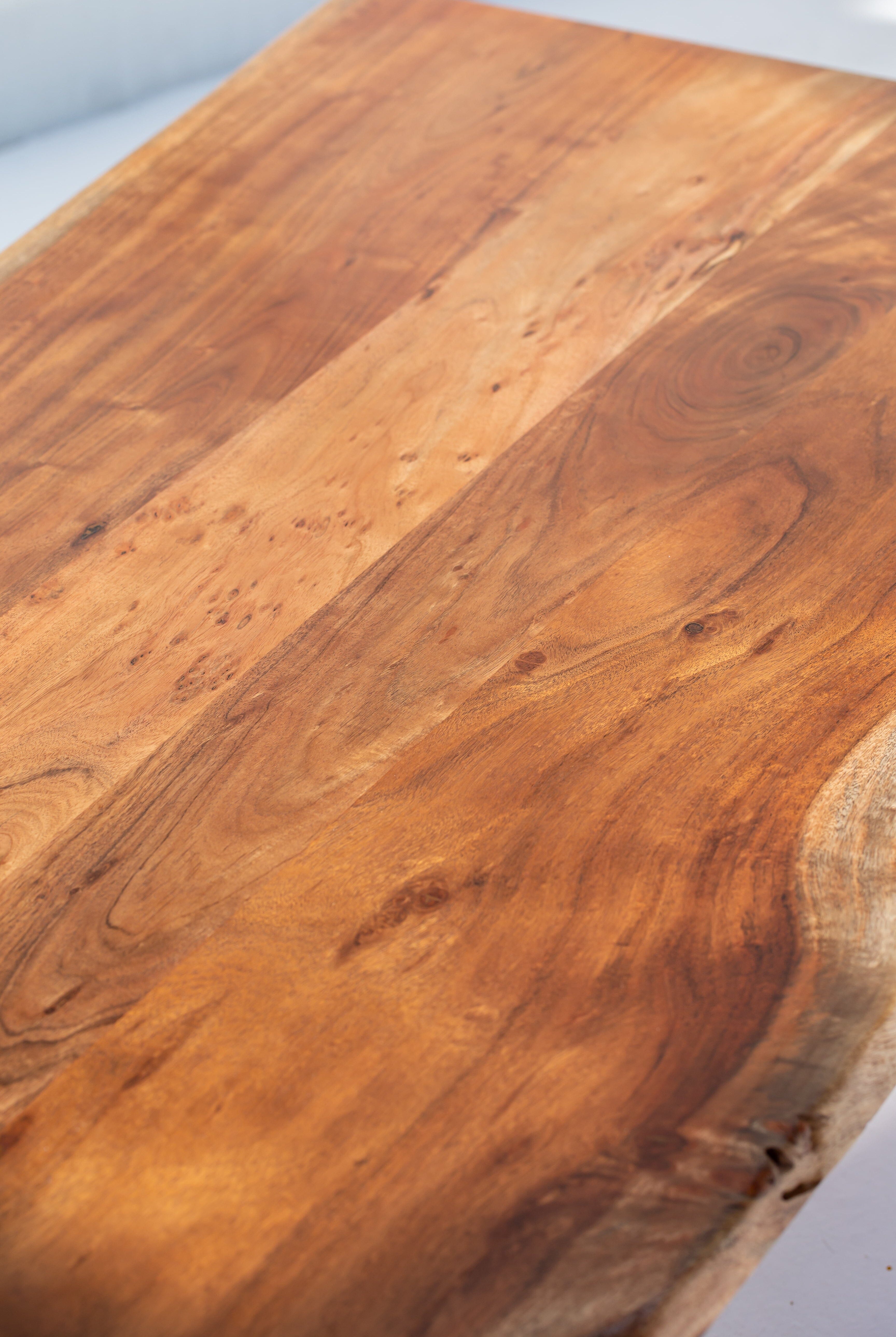 Acacia Wood Coffee Table (3 Sizes) Coffee Tables Homekode