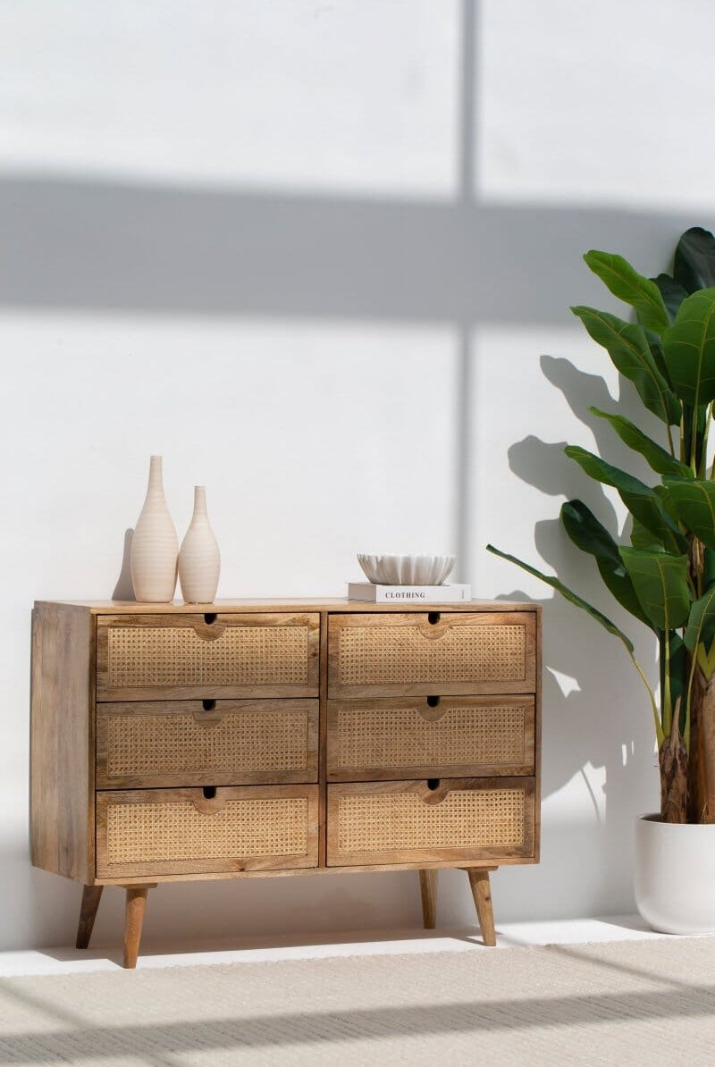 White Geometric Ceramic r Bowl