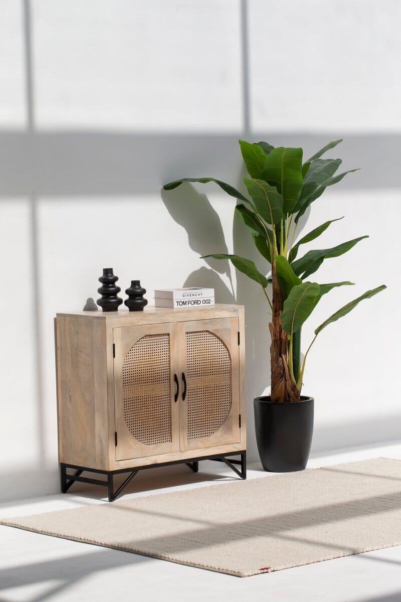 Janet Two Door Rattan Sideboard