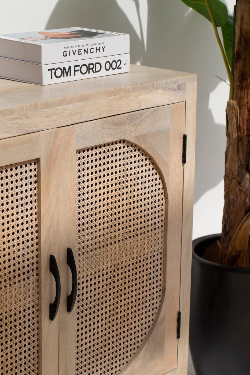 Janet Two Door Rattan Sideboard