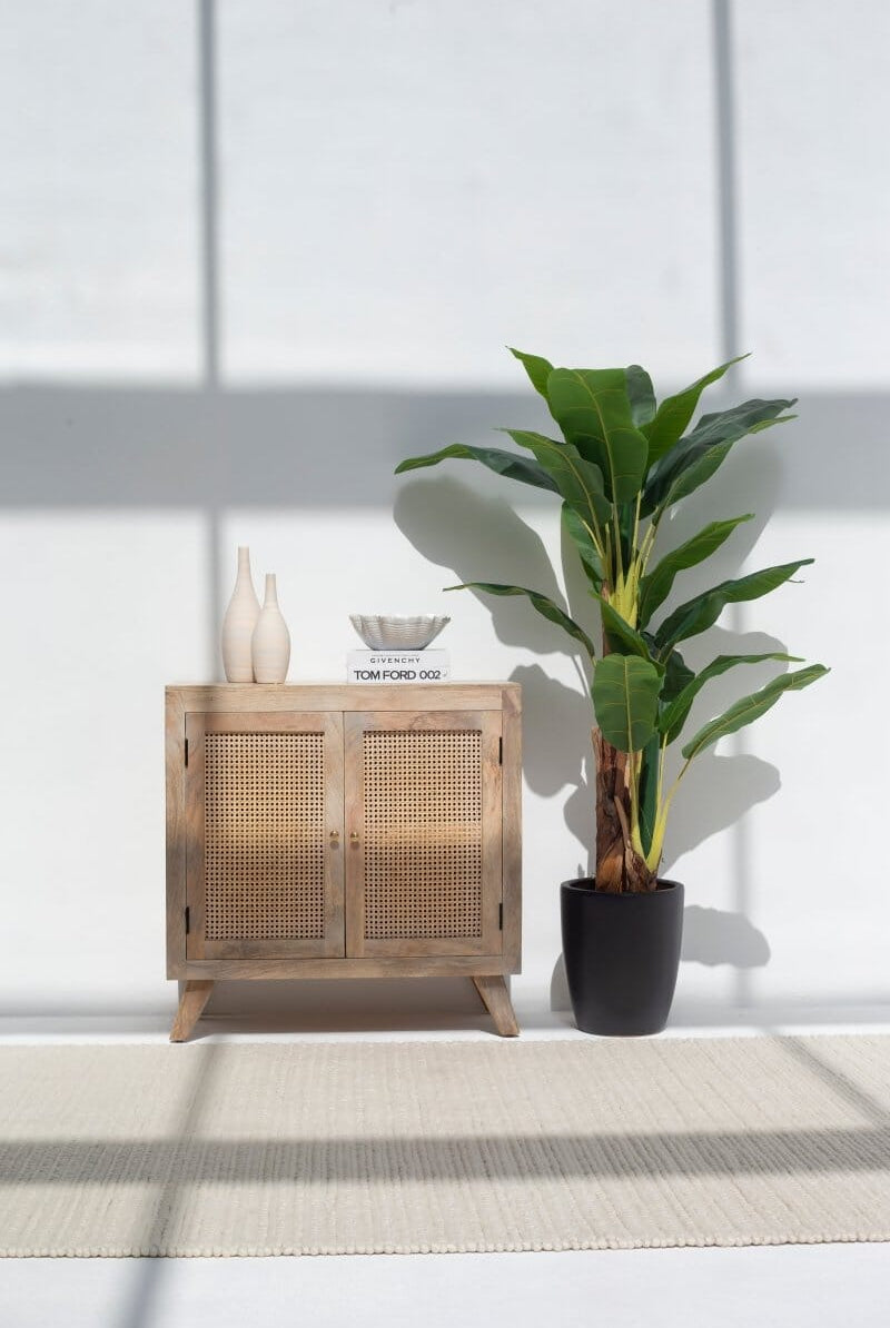 Lori Two Door Rattan Sideboard & Buffet