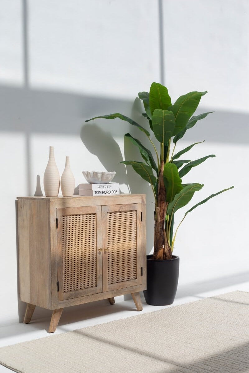 Lori Two Door Rattan Sideboard & Buffet