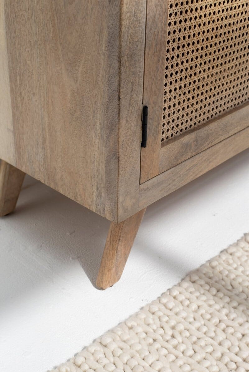 Lori Two Door Rattan Sideboard & Buffet