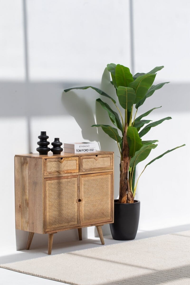 Cora Rattan Sideboard with Two Drawers & Two Doors