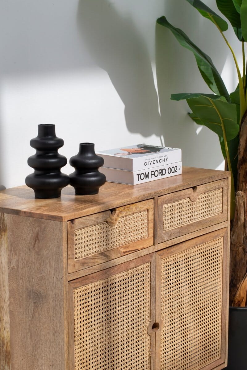 Cora Rattan Sideboard with Two Drawers & Two Doors