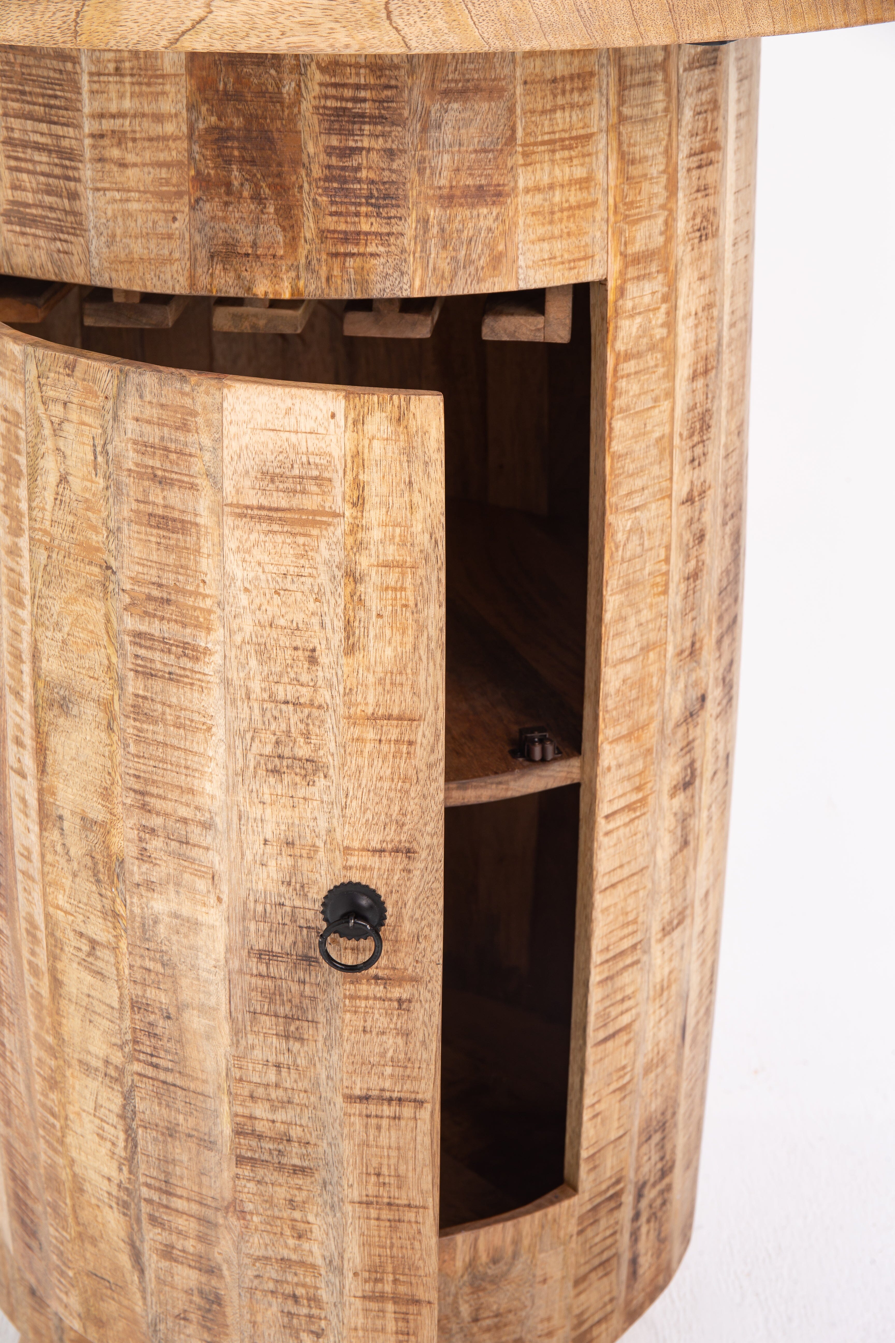 Barrel Cocktail Cabinet Homekode