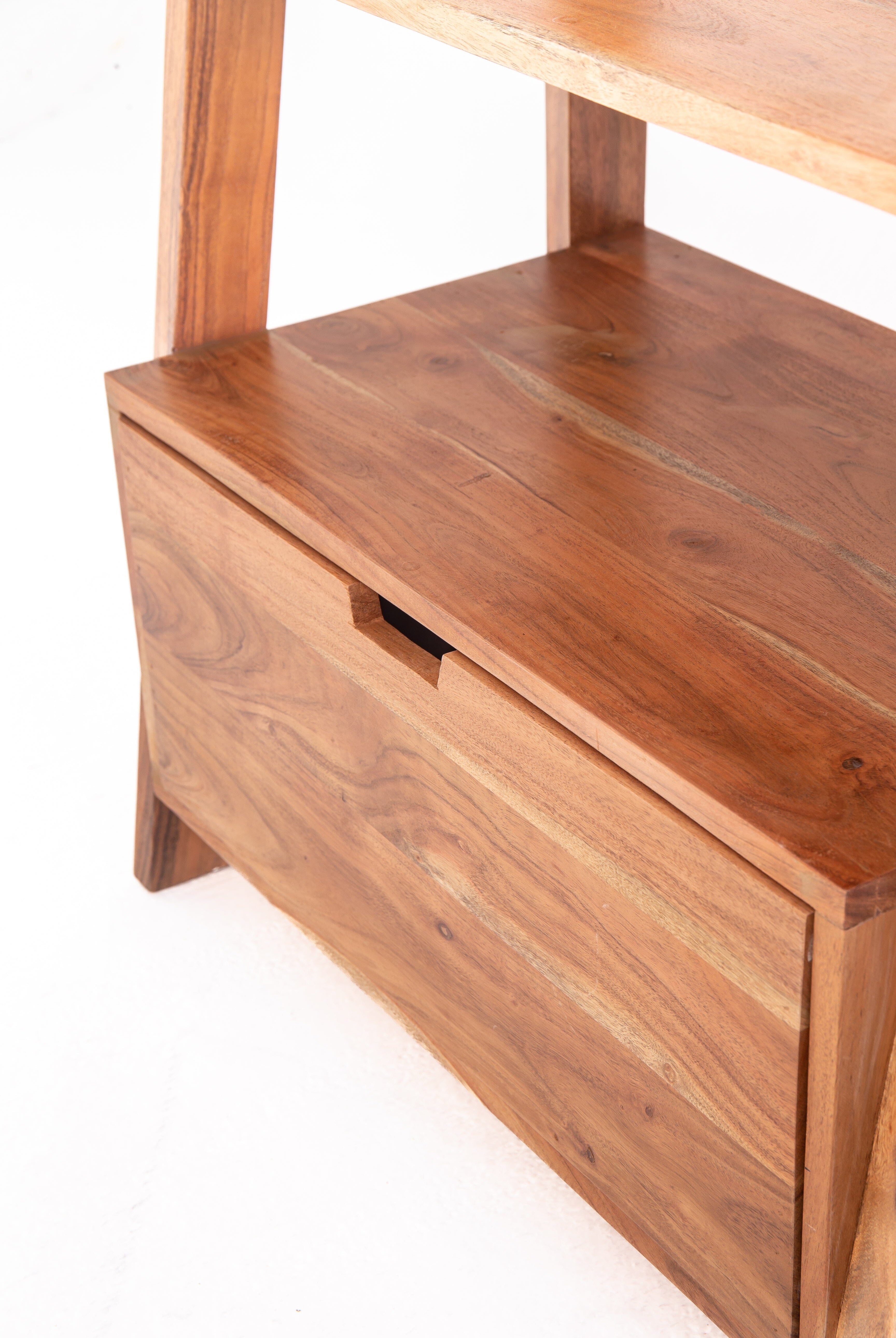 Dark Wooden Book Shelves Homekode