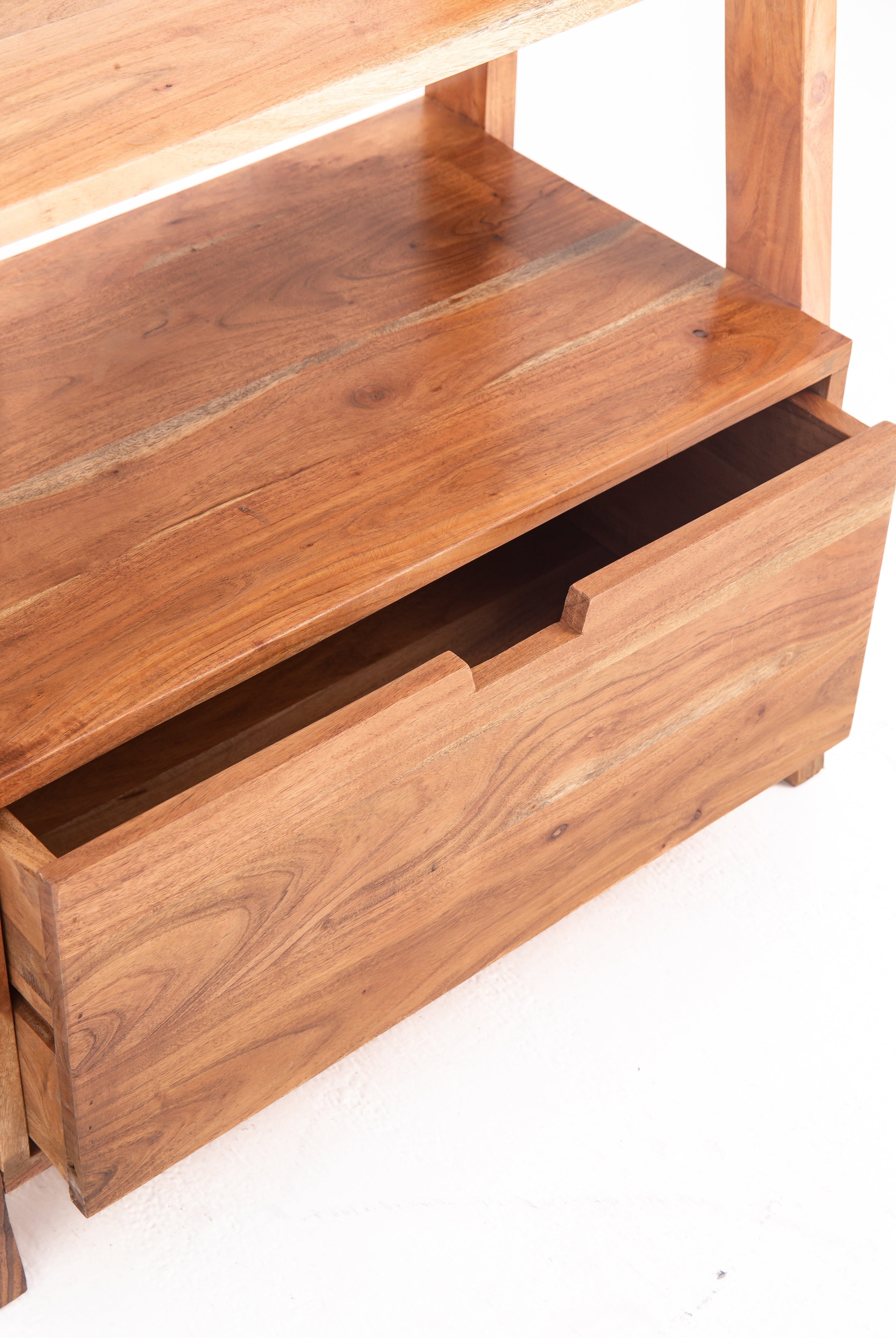 Dark Wooden Book Shelves Homekode