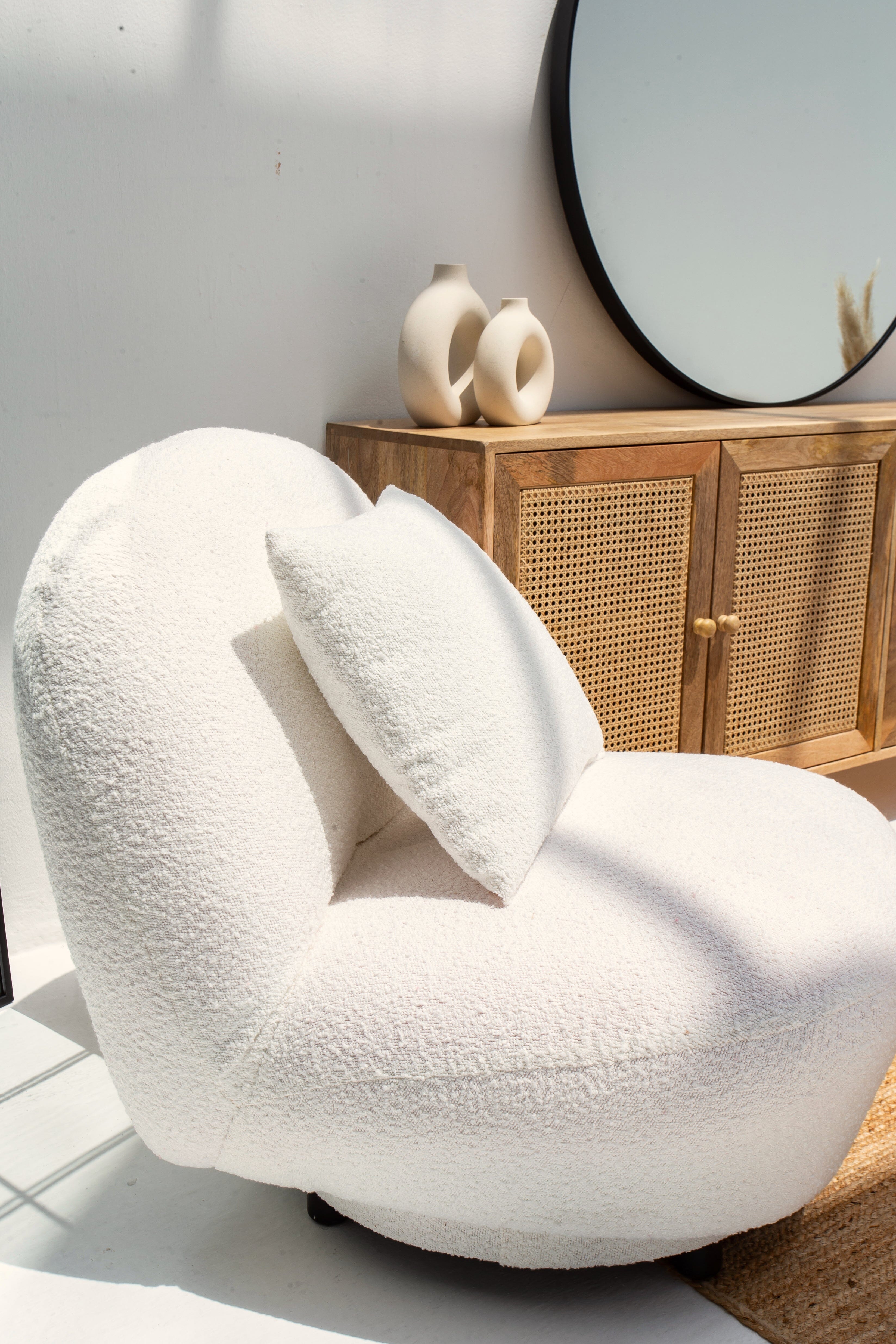 Cloud Boucle Lounge Sofa Chair Homekode