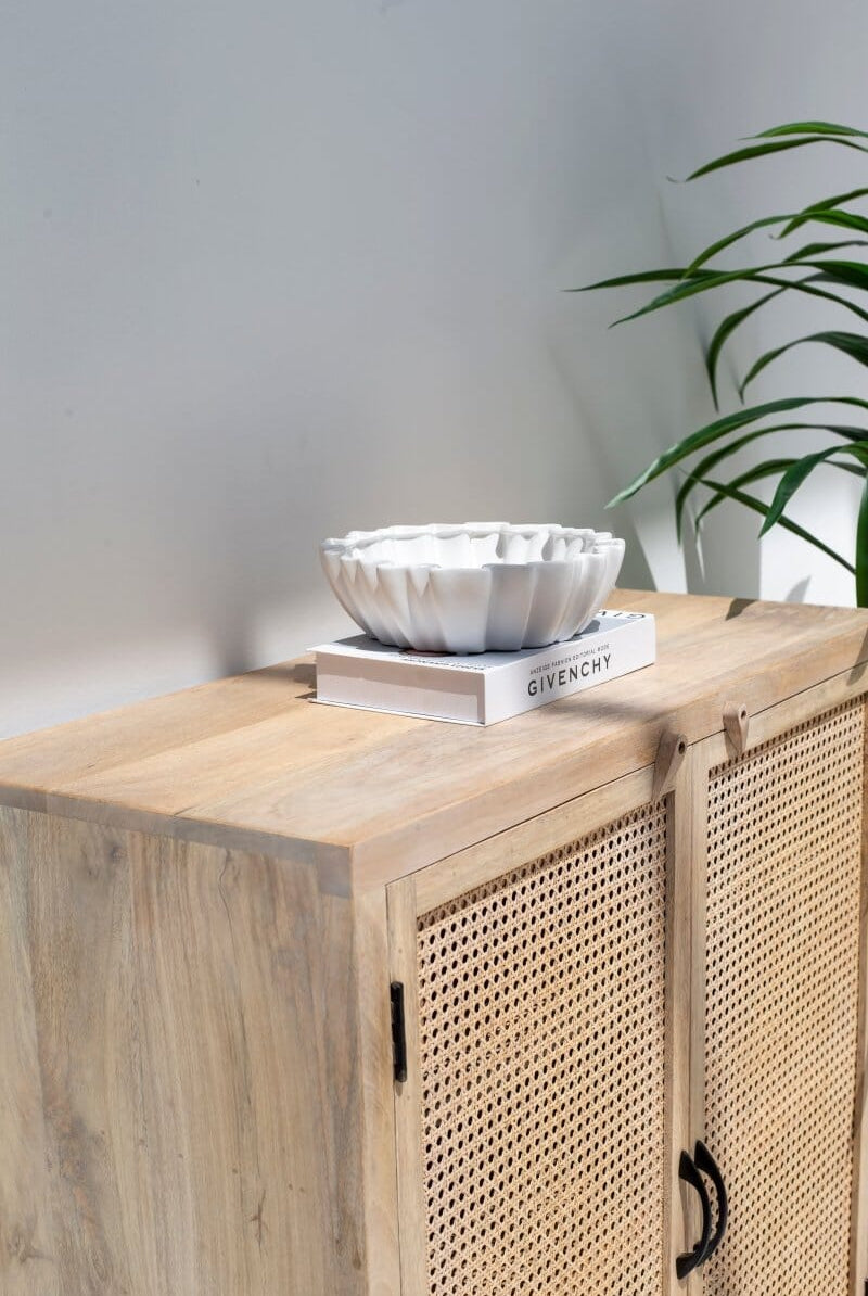 Wesley Two Doors Rattan Cabinet & Sideboard