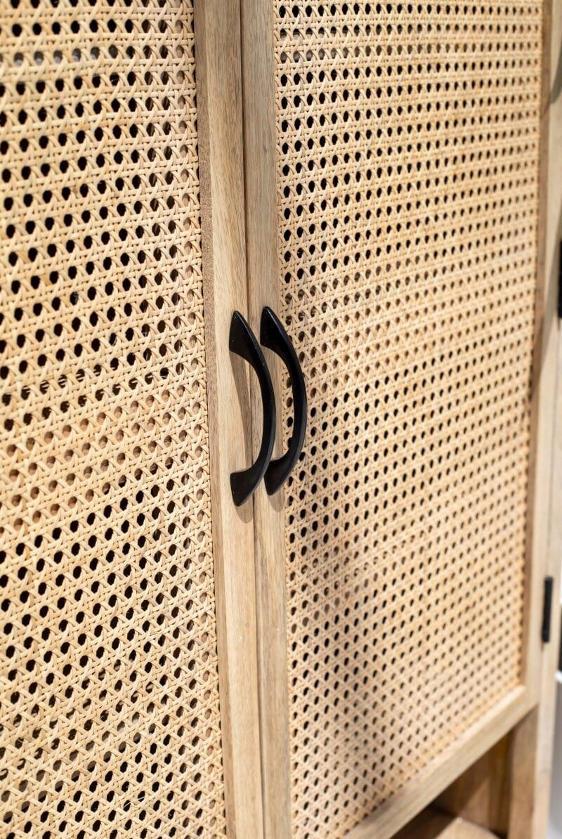 Wesley Two Doors Rattan Cabinet & Sideboard