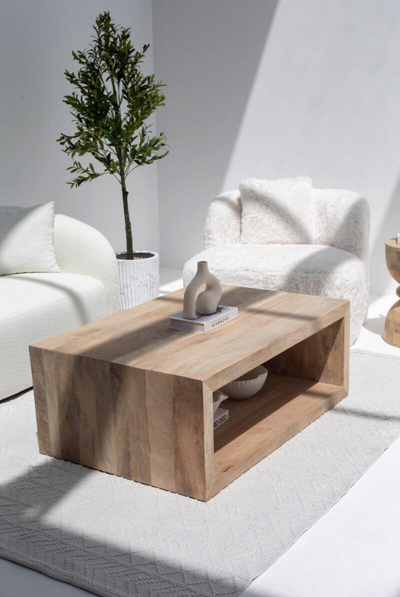 Vienna Rectangular Mango Wood Coffee Table