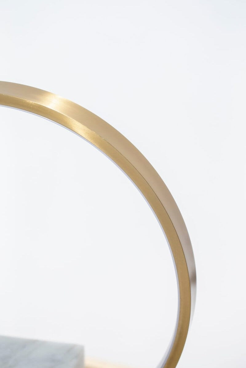 Marble Base Ring LED Table Lamp Home