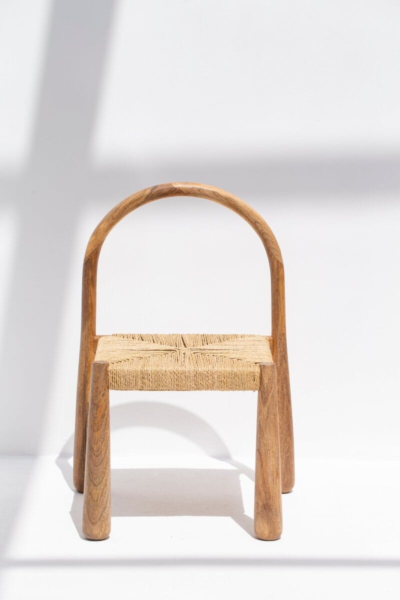 Rosalie Wood & Rope Dining Chair Chairs