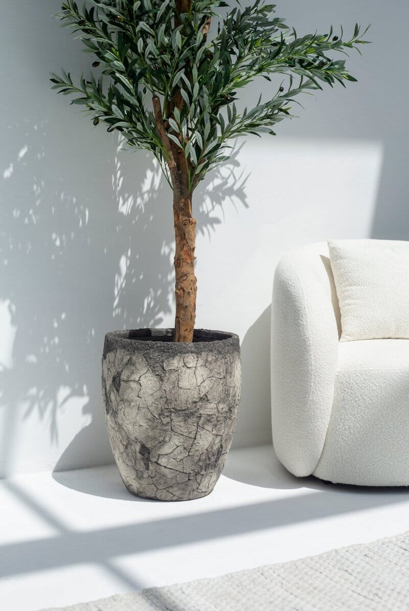 Grey Rustic Pot (3 Sizes)Large: 42CM Diter x 50CM Height